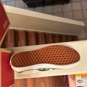 Black & White Checkerboard Vans Women Size 8